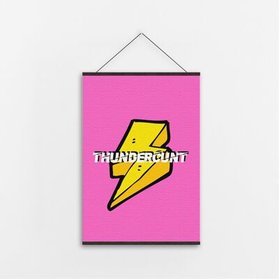 Thundercunt - Canvas Art-A3