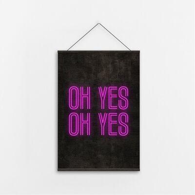 Oh Yes - Canvas Art-A3