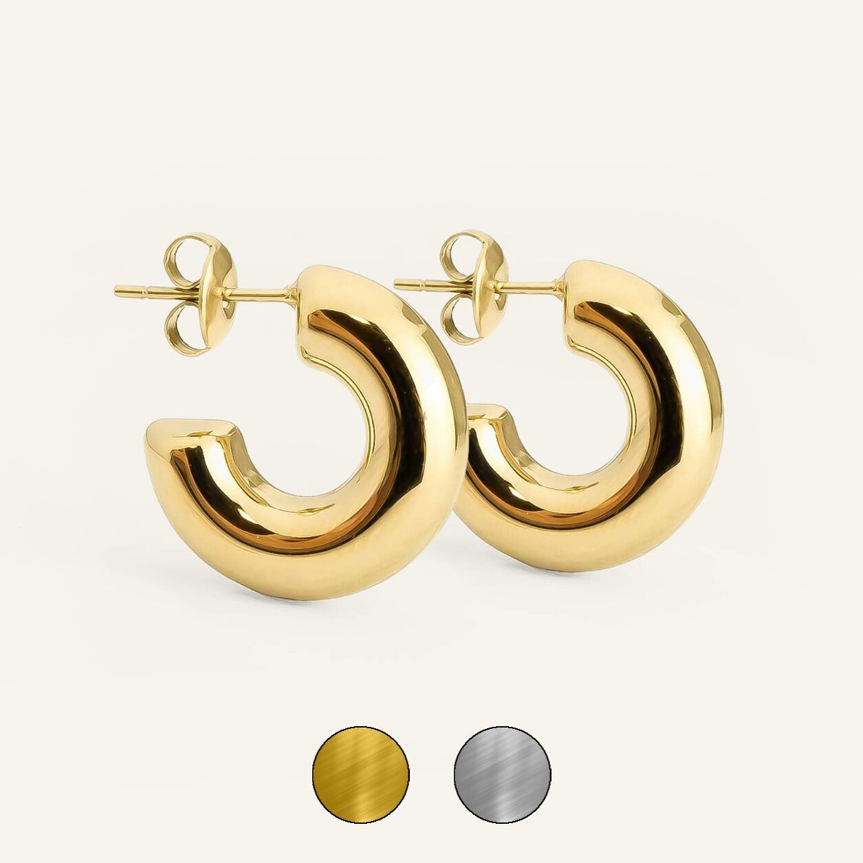 Orecchini a mezzo cerchio Harper