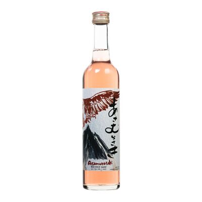 Japanese sake with red rice - Asamurasaki