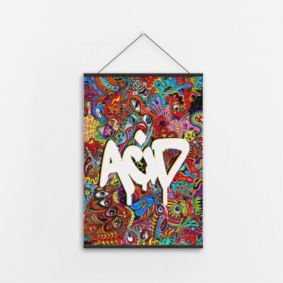 ACID - Canvas Art-A3