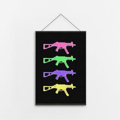 MP5 - Canvas Art-A4