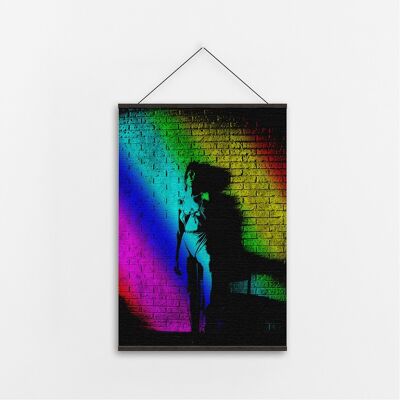 Rainbow Girl - Canvas Art-A3
