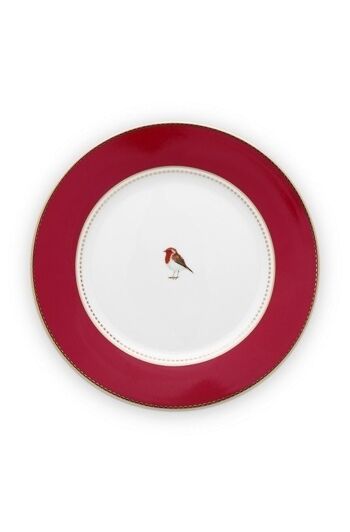 Assiette dessert Rouge - 21cm