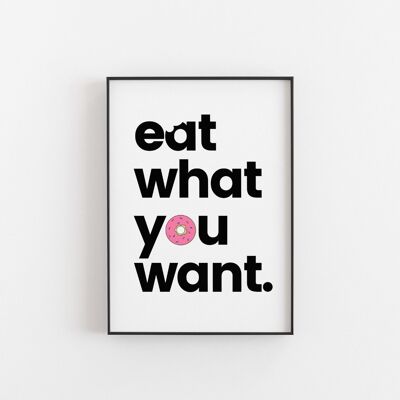 Eat Everything - Wall Art Print-A3