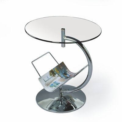 Table de salon Léguevin transparente