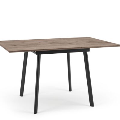 Herrere Uitschuifbare Eettafel Natuurlijk eiken - 80-215 x 80 cm