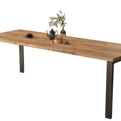 Herrere Uitschuifbare Eettafel Goud eiken