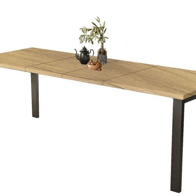 Herrere Uitschuifbare Eettafel Natuurlijk eiken