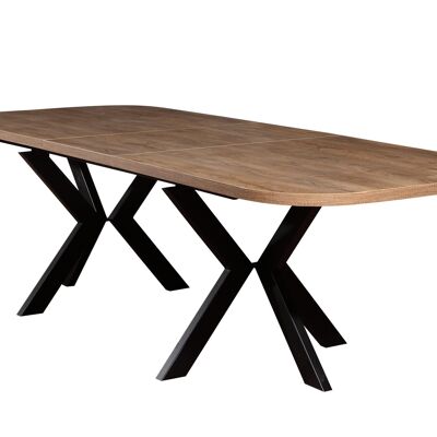 Lingettes Uitschuifbare Eettafel Natuurlijk eiken