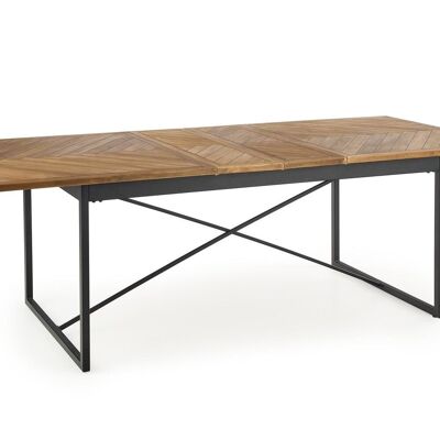 Clayrac Uitschuifbare Eettafel Houtskleur