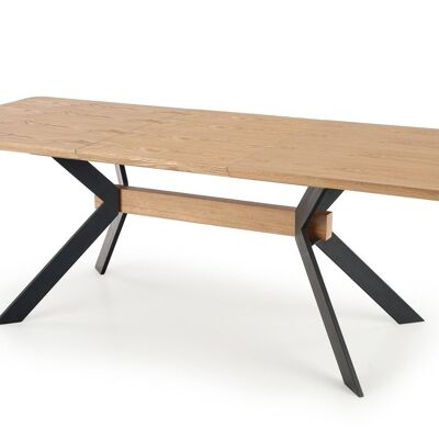 Corbie Uitschuifbare Eettafel Houtskleur