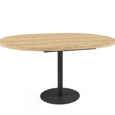 Armix Ronde Uitschuifbare Eettafel Goud eiken
