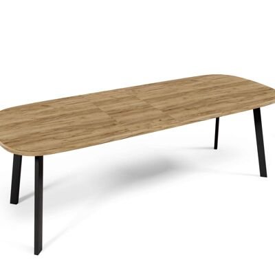 Lingeard Uitschuifbare Eettafel Goud eiken