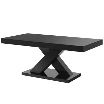 Table de salon Charre Zwart hoogglans