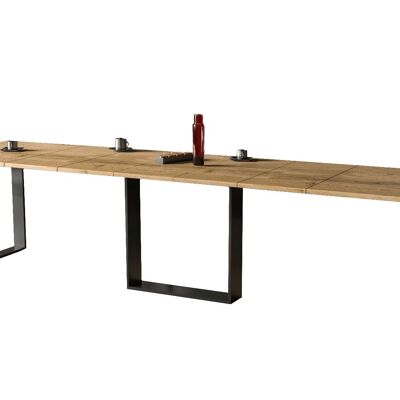 Hérouville Uitschuifbare Eettafel Wotan eiken