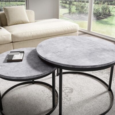 Ensemble de table de salon Royanne Gris