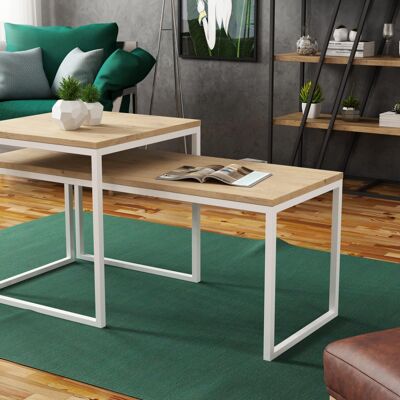 Mesa de salón Urbise roble dorado