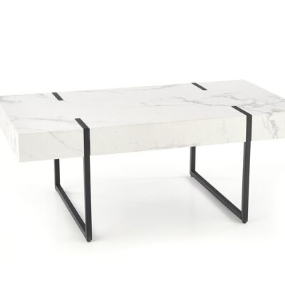 Mesa de salón Champeon con aspecto de mármol