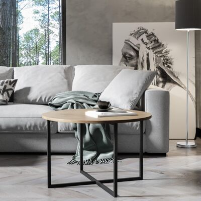Mesa de salón Moncassin Goud eiken