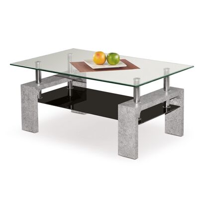 Mesa de salón Donnelay transparente