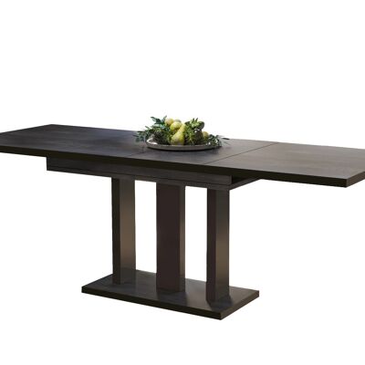 Amplier Uitschuifbare Eettafel Beton avec bords noirs