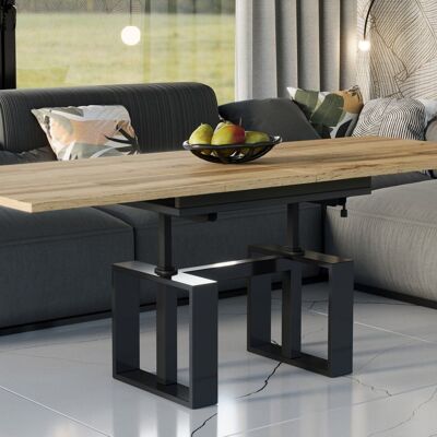 Table de salon Pontorson Uitschuifbare Wotan eiken