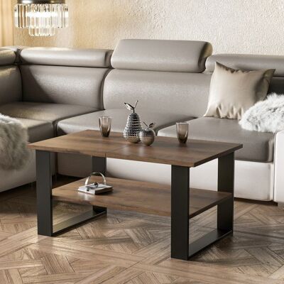 Table de salon Belleroche Donker eiken
