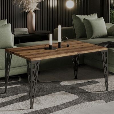 Table de salon Baulon Donker eiken