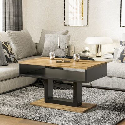 Table de salon Mauroux Wotan eiken