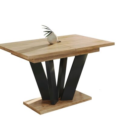 Rémuzat Uitschuifbare Eettafel Goud eiken