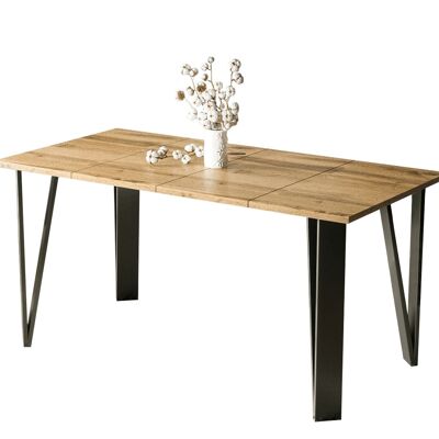 Bourdonne Uitschuifbare Eettafel Wotan eiken