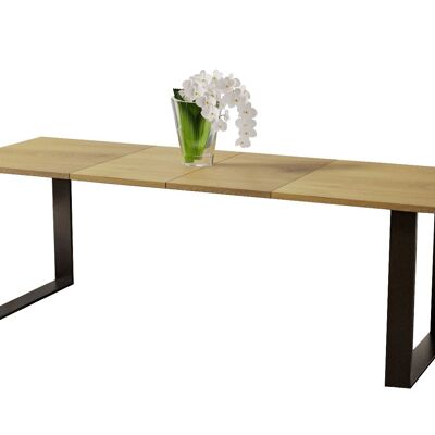 Cramaille Uitschuifbare Eettafel Natuurlijk eiken