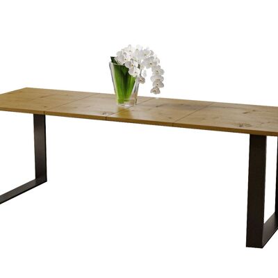 Cramaille Uitschuifbare Eettafel Ambachtelijk eiken