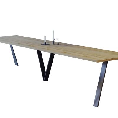 Ens Uitschuifbare Eettafel Wotan eiken