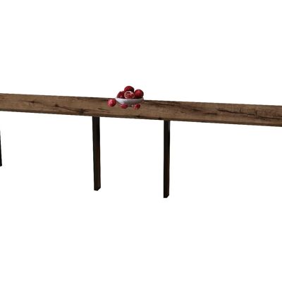 Jasney Uitschuifbare Eettafel Donker eiken