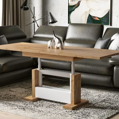 Table de salon Hardanges Uitschuifbare Goud eiken