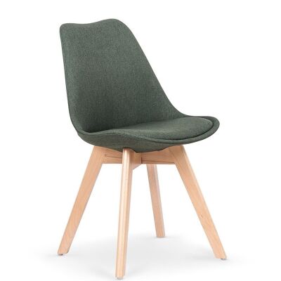 Mennessis Eetkamerstoel Beige, Blu, Grigio, Verde, Grigio chiaro - Verde