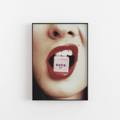 Sugar Lips - Wall Art Print-A5