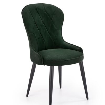 Omerville Eetkamerstoel Rood, Groen, Grijs - Groen