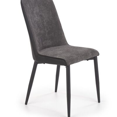 Chaniat Eetkamerstoel Grijs, Zwart