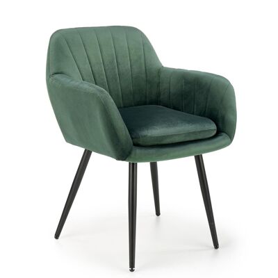 Bouilland Eetkamerstoel Groen, Blauw, Grijs - Groen
