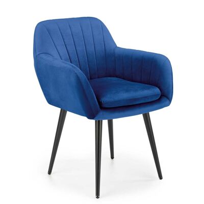 Bouilland Eetkamerstoel Groen, Blauw, Grijs - Blauw