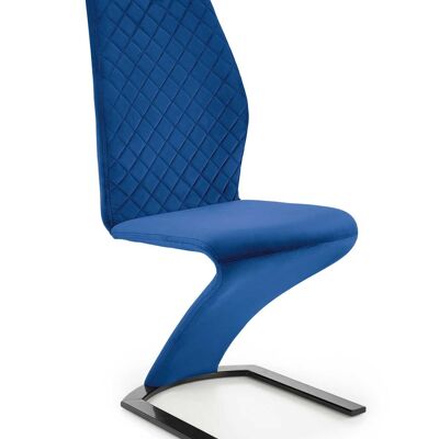 Thonac Eetkamerstoel Vert, Bleu, Geel, Grijs - Bleu