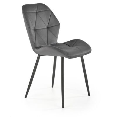 Brillon Eetkamerstoel Beige, Groen, Zwart, Blauw, Geel, Grijs - Grijs