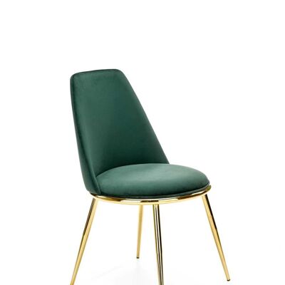 Montéléger Eetkamerstoel Beige, Groen, Zwart, Grijs, Roze - Groen