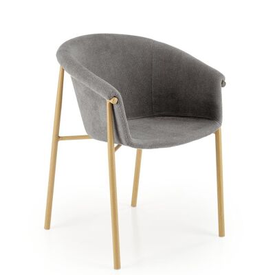 Avressieux Eetkamerstoel Beige, Grijs - Grijs
