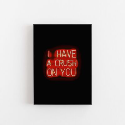 Crush On You - Wall Art Print-A3
