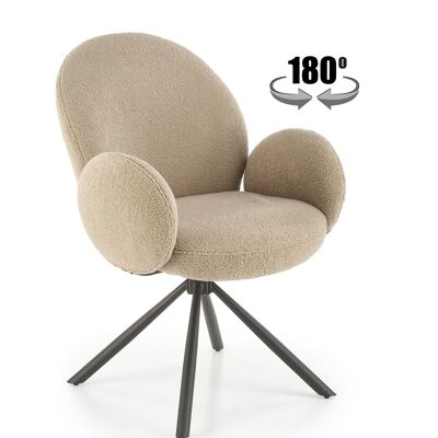 Gondonnets Eetkamerstoel Beige, Grijs