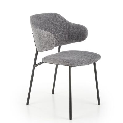 Hiribéhere Eetkamerstoel Grijs, Crème